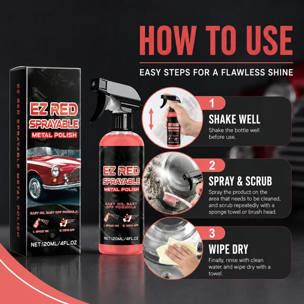 🔥 50% OFF Car Metal Polish & Restorer – Bring Back the Shine