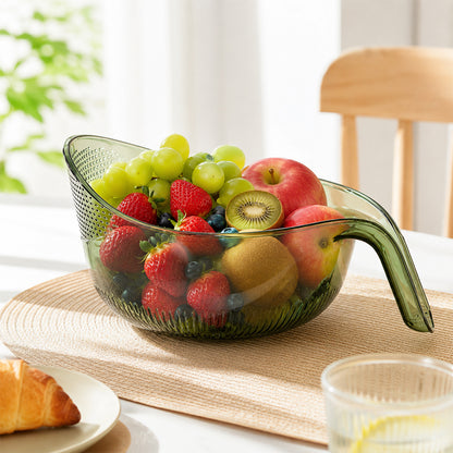 Multipurpose Rice Washing Bowl Strainer with Handle