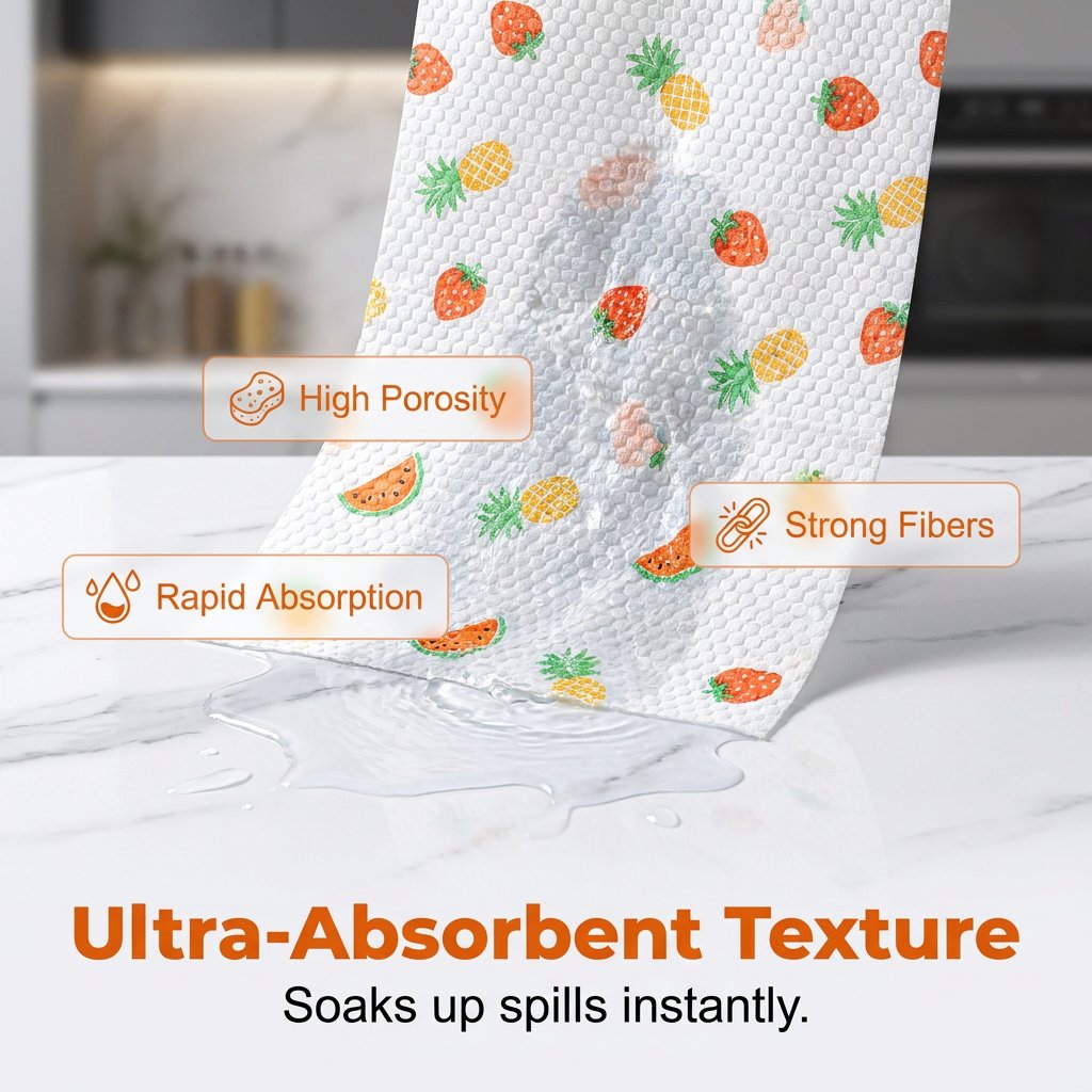 50Pcs Per Roll Reusable Cleaning Lazy Rags