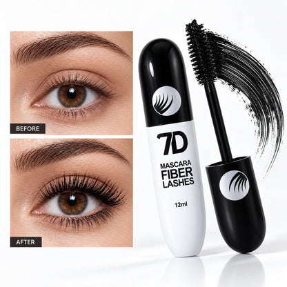 7D Silk Fiber Black Lengthening Mascara - Adult Beauty Makeup✨