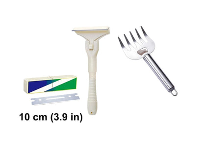 🥩🔥  Stainless Steel Meat Scraper – Easy Fat & Fascia Removal Tool for Beef & Pork 🔪✨