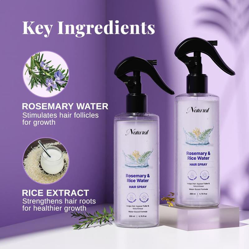 Rosemary Water with Rice Water |100% Natural Extract