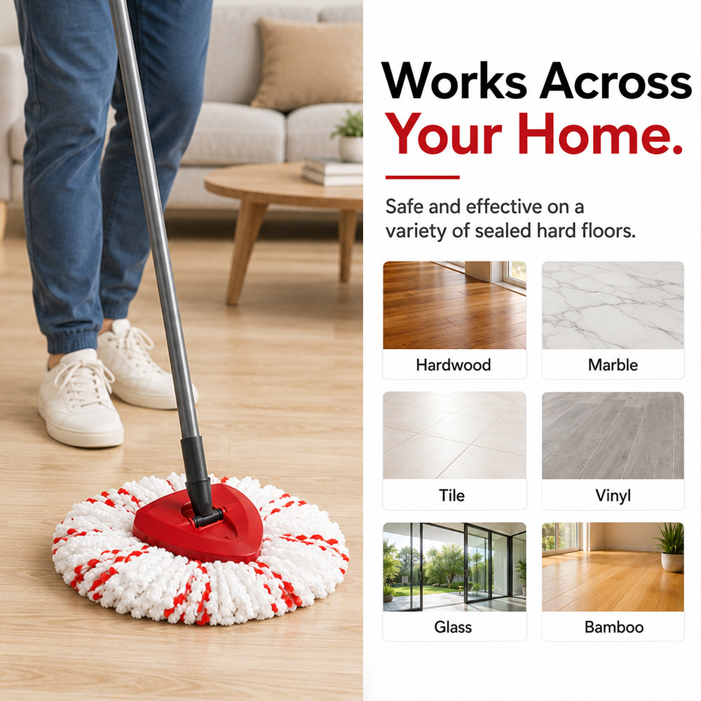 Spin Mop Replacement Heads 3-Pack