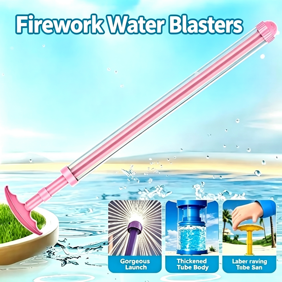 Firework Style Water Spray Toy