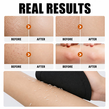🧽 4-Pack Soft Rubber Shower Scrubber – Gentle Yet Effective, Exfoliates & Cleanses All Skin Types