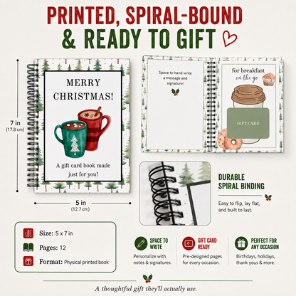 🔥 LIMITED-TIME 50% OFF — Christmas Gift Card Book