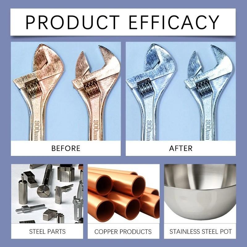 Powerful Rust Remover for Metal and Stainless Steel