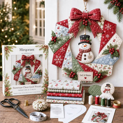 🎄Beginner-Friendly DIY Christmas Fabric Wreath Kit Collection | Complete Kit with Coordinated Fabrics, Wreath Materials & Step-by-Step Guide Included 💕