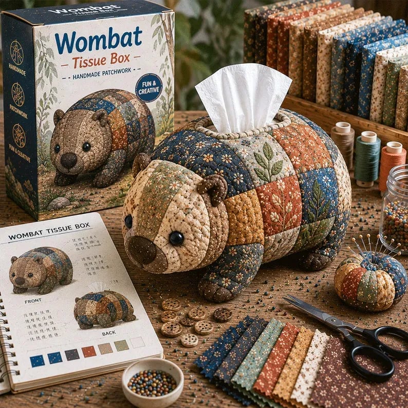 CozyCritters – Premium DIY Animal Tissue Box Kit