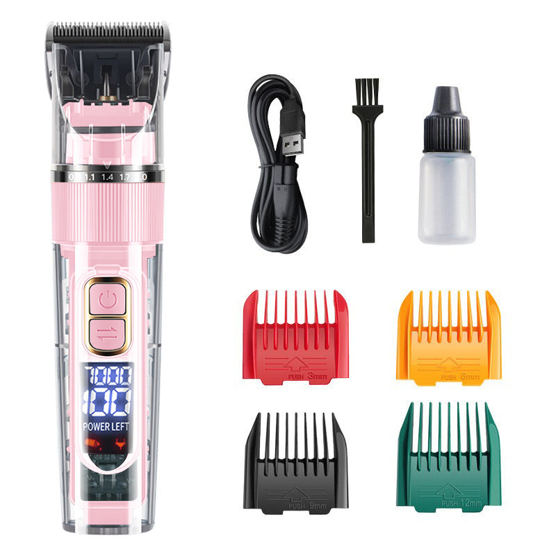🎉 2026 Sale ! 💰Quiet LED Display Pet Hair Clipper｜Cordless Low Noise Dog Cat Grooming Trimmer ✨