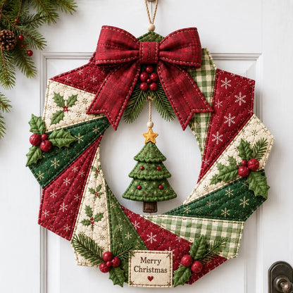 🎄Beginner-Friendly DIY Christmas Fabric Wreath Kit Collection | Complete Kit with Coordinated Fabrics, Wreath Materials & Step-by-Step Guide Included 💕