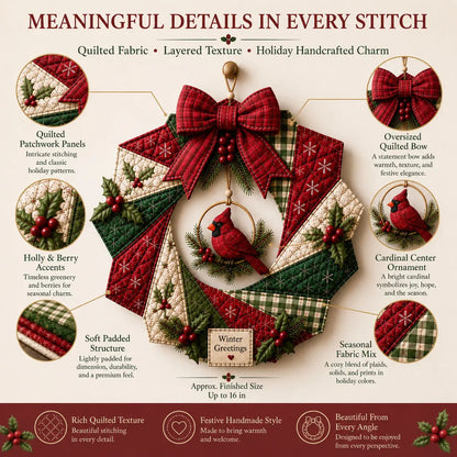 🎄Beginner-Friendly DIY Christmas Fabric Wreath Kit Collection | Complete Kit with Coordinated Fabrics, Wreath Materials & Step-by-Step Guide Included 💕