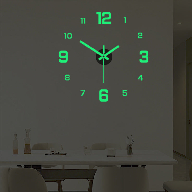 🥳2026 HOT SALE🥳⏰3D DIY Luminous Acrylic Wall Clock Set