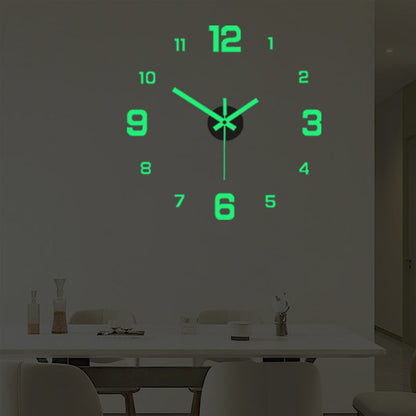 🥳2026 HOT SALE🥳⏰3D DIY Luminous Acrylic Wall Clock Set