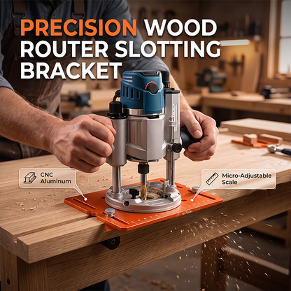 thesbox Precision Wood Router Slotting Guide Bracket